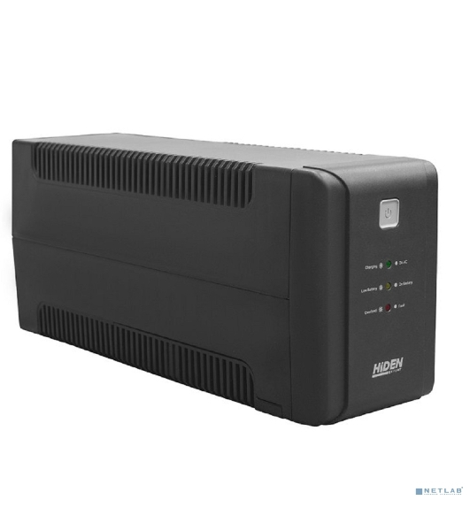 Источник бесперебойного питания HIDEN EXPERT ULS800E 800ВА/480Вт Линейно-интерактивный,2xSchuko LED, USB, встроенный АКБ 1x12B/9Ач УТ-00002466