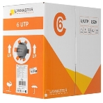 Кабель LANMASTER U/UTP, 4 пары, Кат. 6, с перегородкой, 550Mhz, LSZH, нг(A)-HF, оранжевый, 305 м, фото3