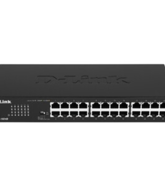 Коммутатор D-Link DGS-1024D/J1A, 24×1 Гбит/с, неуправляемый