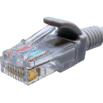 Патч-корд Suprlan 10-0141 UTP RJ-45 вил.-вилка RJ-45 cat.5e 0.5м серый LSZH 24AWG, фото2