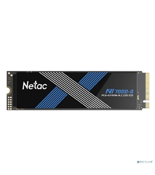 Накопитель SSD Netac NV7000-Q, 1Tb, M.2 2280, PCIe 4.0 x4, NVMe, R/W 7100/6200, с радиатором