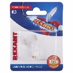 Разъем Rexant сетевой LAN на кабель, штекер 8Р8С (Rj-45), под обжим (2шт.), фото 1