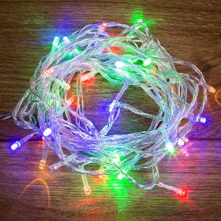 Гирлянда Neon-night 'Твинкл Лайт' 4 м, прозрачный ПВХ, 25 LED, цвет Мультиколор