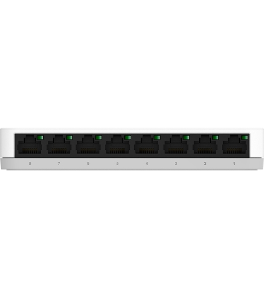 Коммутатор D-Link DGS-1008A/F1A, 8×1 Гбит/с, неуправляемый