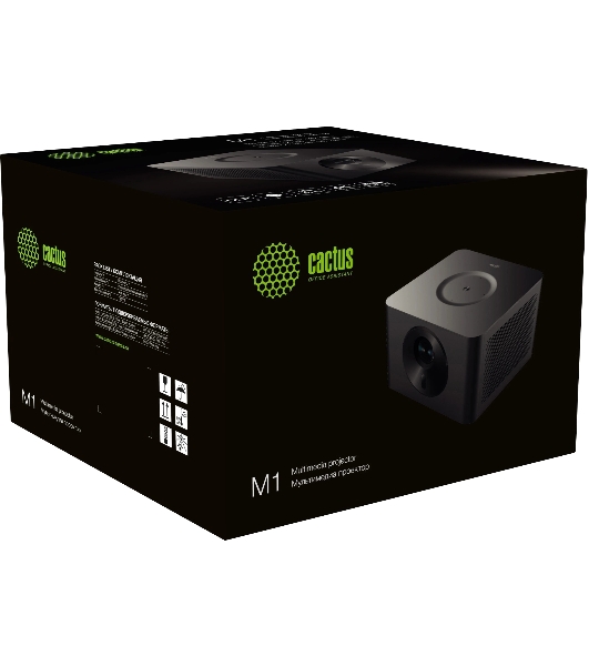 Проектор Cactus CS-M1.SG DLP 9600Lm (1920x1080) 200000:1 ресурс лампы:20000часов 1xUSB typeA 1xHDMI 1.9кг