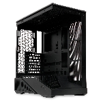 Компьютерный корпус без блока питания HSPD F711-TGbK, Panoramic Full Tower, Black, TG, 0.7 SPCC, no fans ATX, mATX, mITX 190/420/280мм 2x2.5', 2x3.5', 7xPCI 1xUSB-A 3.0, 1xUSB-C 445x235x475мм, фото13