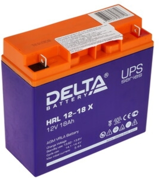 Батарея Delta HRL 12-18 X (17.8 А\ч, 12В) свинцово- кислотный аккумулятор