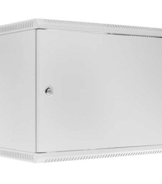 Шкаф коммутационный ЦМО (ШРН-9.350.1) настенный 9U 600x350 мм пер. дв. стал. лист 200 кг серый 300 мм 180 град.