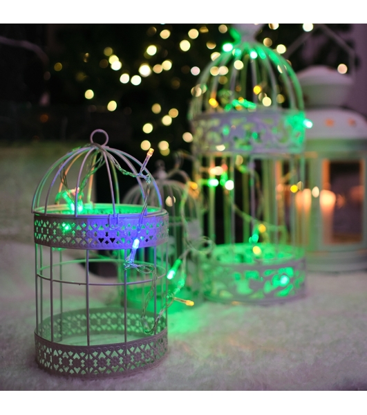Гирлянда Neon-night 'Твинкл Лайт' 4 м, прозрачный ПВХ, 25 LED, цвет Мультиколор