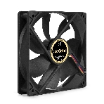 Вентилятор для корпуса ExeGate E12025S4P-PWM черный, 120 мм, 1500 об/мин, 25 дБ, 4 pin, фото 1
