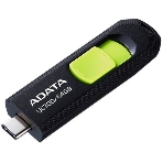 Флешка USB ADATA UC300 (ACHO-UC300-64G-RBK/GN), 64Gb, Type-C USB 3.2, R/W 100/30, черный/зеленый, фото2