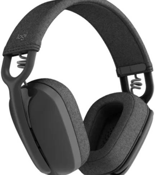 Гарнитура Logitech ZONE Vibe 100 серый, беспроводная, Bluetooth, до 20 ч