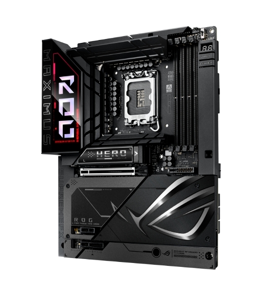 Материнская плата ASUS ROG MAXIMUS Z890 HERO BTF, LGA1851, Intel Z890, 4xDDR5, 4xSATA, 6xM.2, 1xPCIe 5.0 x16, 1xPCIe 4.0 x4, 1xPCIe x1, 1xHDMI, 2xUSB-C (Thunderbolt 4), 1xUSB-C 3.2 Gen 2, 4xUSB-A 3.2 Gen 2, 4xUSB-A 3.2 Gen 1, 2x2.5Gb LAN, Wi-Fi 7, Bluetooth 5.4, 2x3.5 мм, S/PDIF, 7.1, ATX