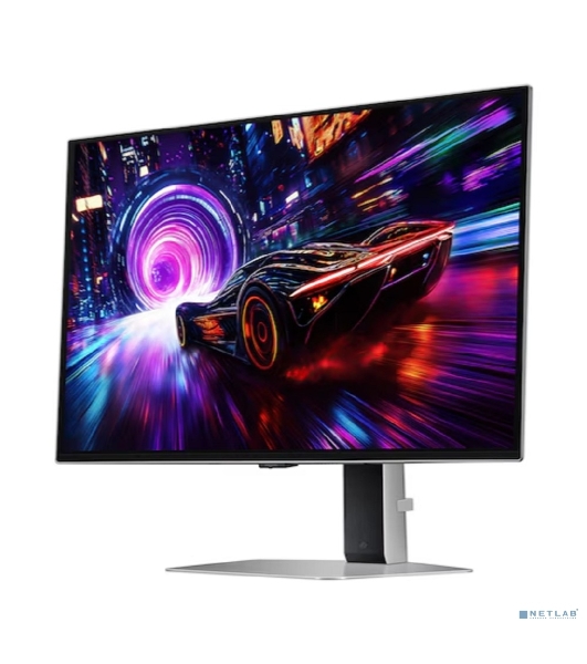 Монитор 27' Samsung Odyssey OLED G8 S27FG812SIXCI OLED 3840x2160, 240 Гц, 0.03 мс, 16:9, 250 кд/м², 2xHDMI 2.1, DP 1.4, USB Hub (2x USB 3.0), FreeSync, G-Sync, HDR10+, черный/серебристый