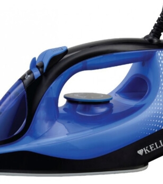 Утюг Kelli KL-1648 синий керамическое покрытие