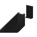 GL1058 BK черный заглушка для шинопровода Magnetic 220V 30.6*56*2 (2шт), фото6