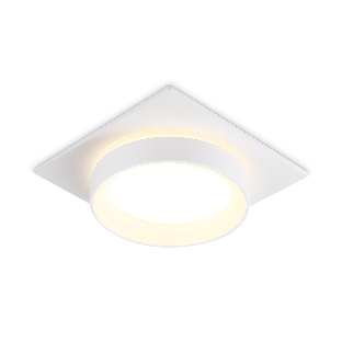Светильник Ambrella light TN6709 WH белый IP44 GX53 max 15W 105*105*45