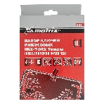 Набор ключей имбусовых Matrix HEX-TORX, 18 шт: HEX 1,5–10 мм, T10-T50, CrV, короткие, сатин., фото5