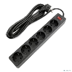 Сетевой фильтр 5bites GARDA SP6B-550 6S/3x0.75 мм2/5 м/черный, фото3