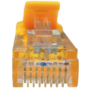 Патч-корд Suprlan 10-0161 UTP RJ-45 вил.-вилка RJ-45 cat.5e 0.5м желтый LSZH 24AWG