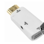Переходник HDMI на VGA c аудио белый, фото2