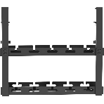 Кабель-канал Cactus CS-CM-400-2BK для столов 40x13.4x34.2 см черный, фото6