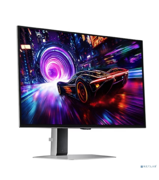 Монитор 27' Samsung Odyssey OLED G8 S27FG812SIXCI OLED 3840x2160, 240 Гц, 0.03 мс, 16:9, 250 кд/м², 2xHDMI 2.1, DP 1.4, USB Hub (2x USB 3.0), FreeSync, G-Sync, HDR10+, черный/серебристый