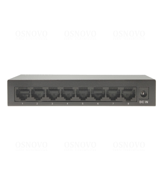 Коммутатор Osnovo SW-8G 8x1 Гбит/с неуправляемый