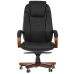 Кресло Бюрократ T-9923WALNUT/BLACK черный, кожа, фото27