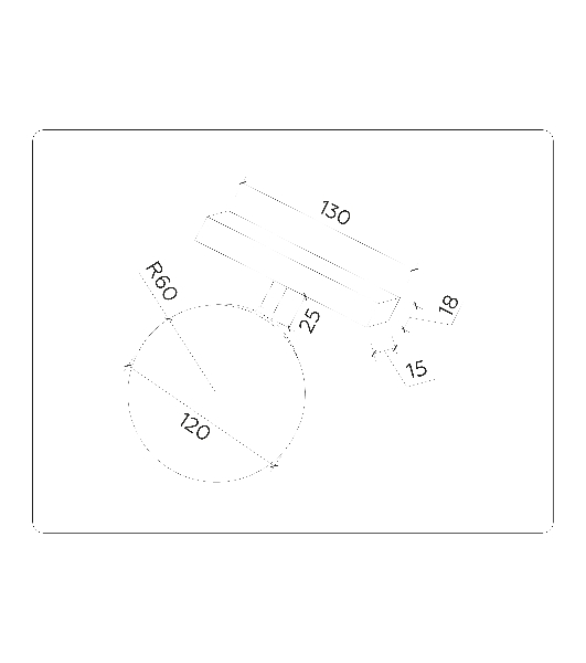 Светильник трековый светодиодный GL3921 BK/FR черный/белый матовый LED 6W 4200К 48V 360° D123*H163