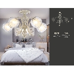 Светильник Ambrella light TR3066/5 WH/GD белый/золото E27*5 max 40W D590*340, фото6