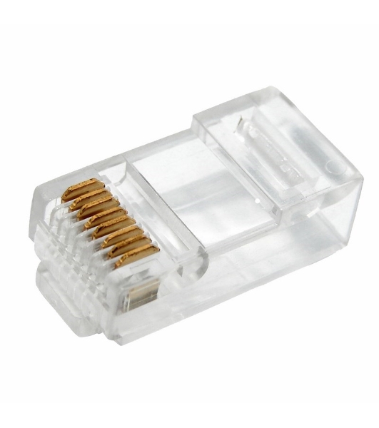 Разъем Rexant сетевой LAN на кабель, штекер 8Р8С (Rj-45), под обжим (2шт.)