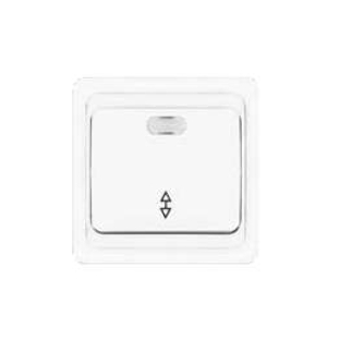 Выключатель проходной 1-кл. СП Валери 10А IP20 с индик. белый Universal В0125