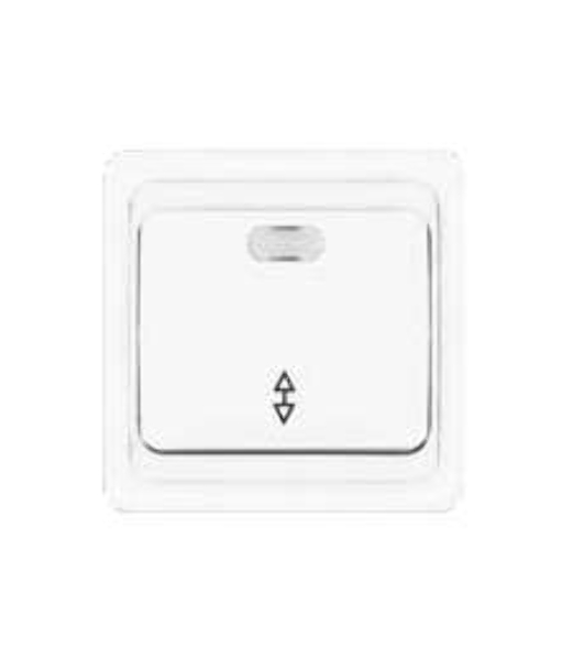 Выключатель проходной 1-кл. СП Валери 10А IP20 с индик. белый Universal В0125