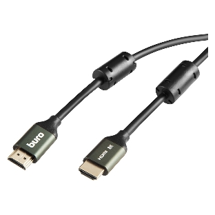 Кабель аудио-видео Buro HDMI (m)/HDMI (m) 3м. феррит.кольца позолоченные контакты черный