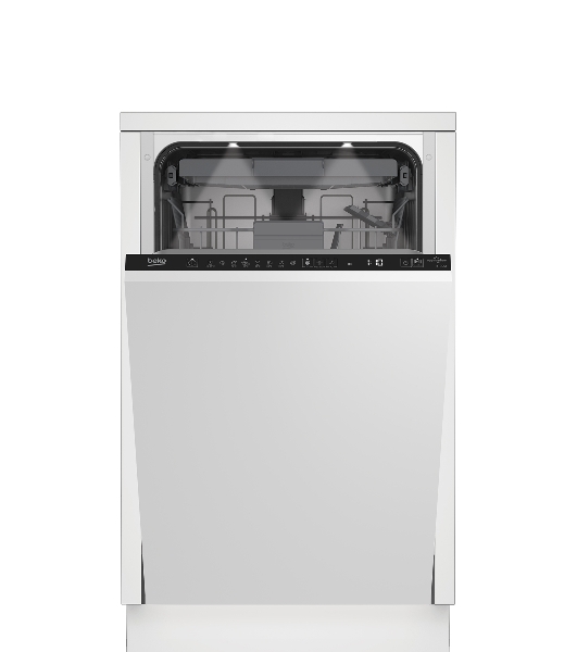 Встраиваемая посудомоечная машина Beko BDIS38120Q, белый, 44.8 см, 11 компл., 46 дБ, класс A