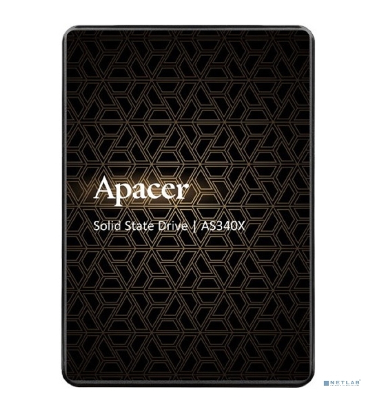 Накопитель SSD Apacer AS340X, 480Gb, 2.5', SATA III, R/W 550/520