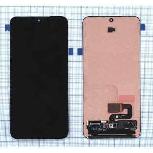 Дисплей (модуль) в сборе с тачскрином для Samsung Galaxy S24 черный orig lcd