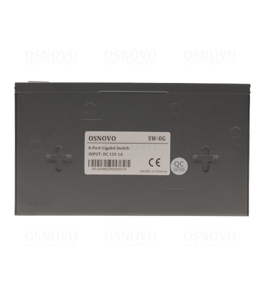 Коммутатор Osnovo SW-8G 8x1 Гбит/с неуправляемый