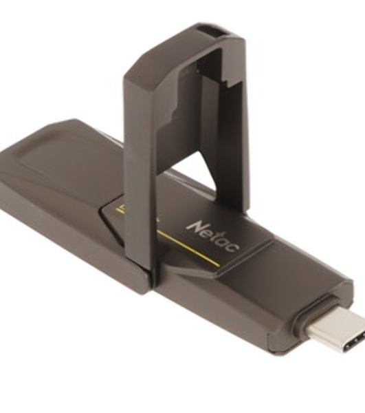 Флешка USB Netac US5 1Tb USB 3.2+TypeC Solid State Flash, up to 550MB/500Mb/s