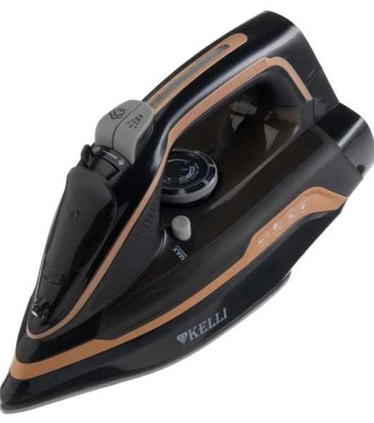Утюг Kelli KL-1654R черный/белый/красный