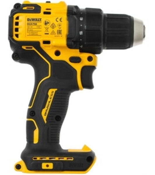 Дрель-шуруповерт DeWalt DCD708N-XJ, 18 В, 0 Ач, 65 Нм, щеточный
