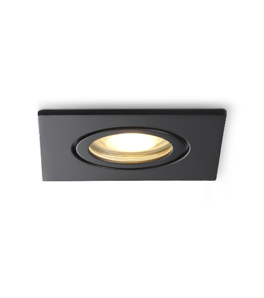Светильник Ambrella light TN1161 BK черный  IP44 GU5.3 85*85*28
