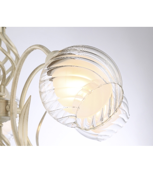 Светильник Ambrella light TR3066/5 WH/GD белый/золото E27*5 max 40W D590*340
