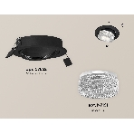 Комплект встраиваемого поворотного светильника Ambrella light XC7652060 SBK/CL черный песок/прозрачный MR16 GU5.3 (C7652, N7191), фото 1