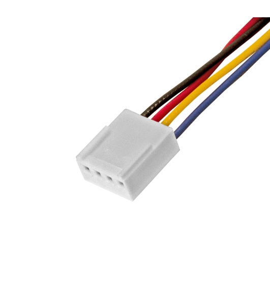 Вентилятор для корпуса ExeGate E12025S4P-PWM черный, 120 мм, 1500 об/мин, 25 дБ, 4 pin
