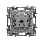 Розетка 672422 Legrand Розетка 2К+З со шторками - немецкий стандарт - винтовые зажимы - 16 А - 250 В - Etika - алюминий, фото4