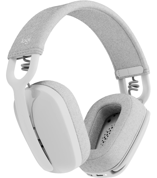 Гарнитура Logitech ZONE Vibe 100 белый, беспроводная, Bluetooth, до 20 ч