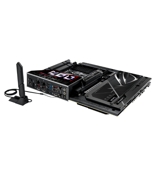 Материнская плата ASUS ROG MAXIMUS Z890 HERO BTF, LGA1851, Intel Z890, 4xDDR5, 4xSATA, 6xM.2, 1xPCIe 5.0 x16, 1xPCIe 4.0 x4, 1xPCIe x1, 1xHDMI, 2xUSB-C (Thunderbolt 4), 1xUSB-C 3.2 Gen 2, 4xUSB-A 3.2 Gen 2, 4xUSB-A 3.2 Gen 1, 2x2.5Gb LAN, Wi-Fi 7, Bluetooth 5.4, 2x3.5 мм, S/PDIF, 7.1, ATX