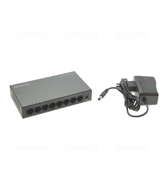 Коммутатор Osnovo SW-8G 8x1 Гбит/с неуправляемый